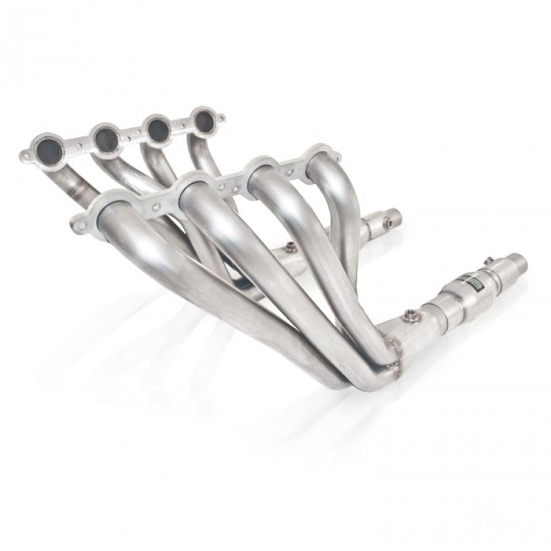 Stainless Power 2010-15 Camaro 6.2L Headers 1-7/8in Primaries 3in Collectors High-Flow Cats Factory - SCA11HCATST