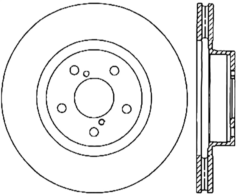 Stoptech 05-08 LGT Front CRYO-STOP Rotor - 120.47024CRY