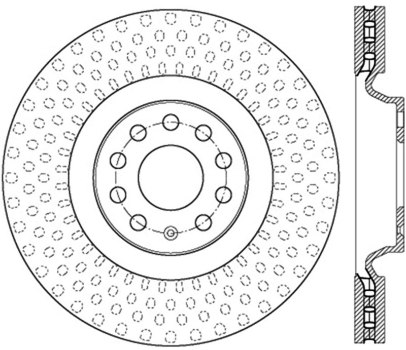 StopTech Slotted Sport Brake Rotor - 126.33144SR