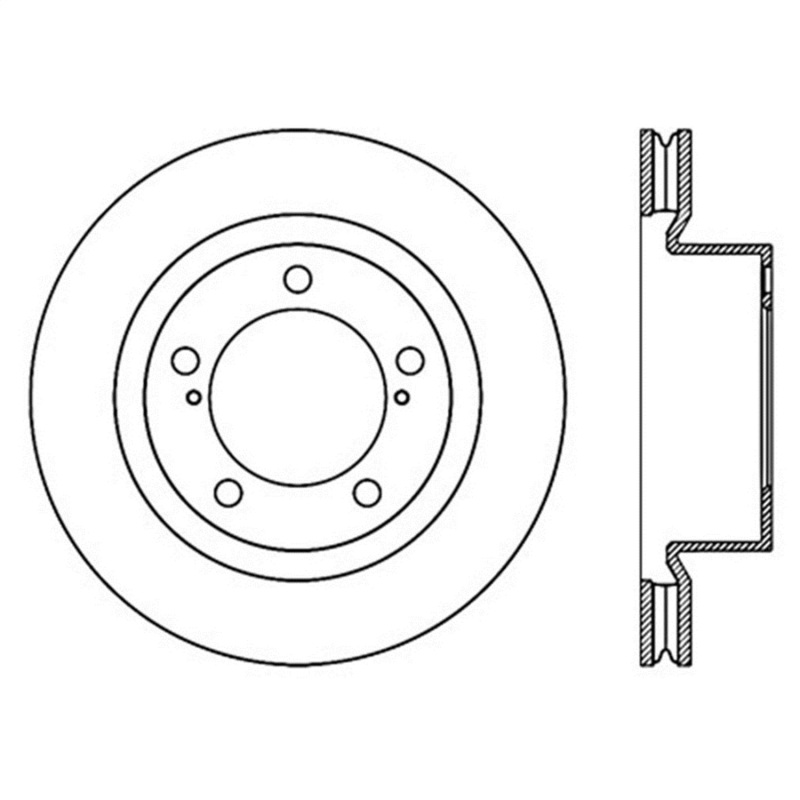 StopTech Slotted Sport Brake Rotor - 126.44162SR