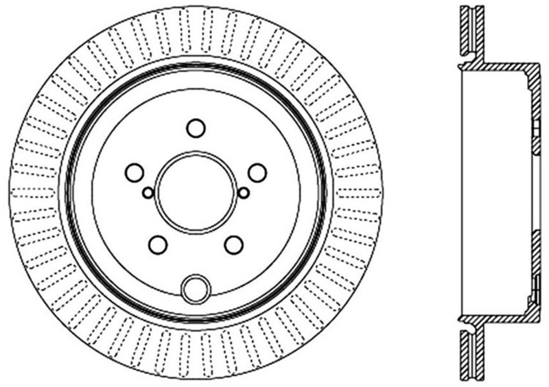 StopTech Power Slot 13 Scion FR-S / 13 Subaru BRZ Rear Left Slotted Rotor - 126.47031SL