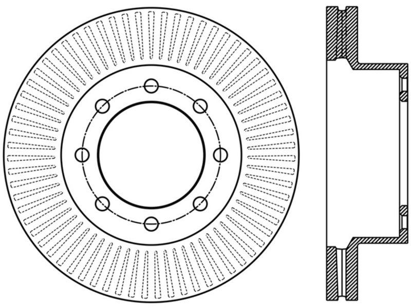 StopTech Power Slot 12-15 Ford F-250/F-350 Front Right Slotted Rotor - 126.65138SR