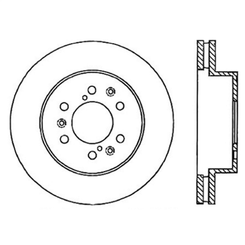 StopTech Power Slot 07 Chevrolet Tahoe Front Right Rotor - 126.66057SR