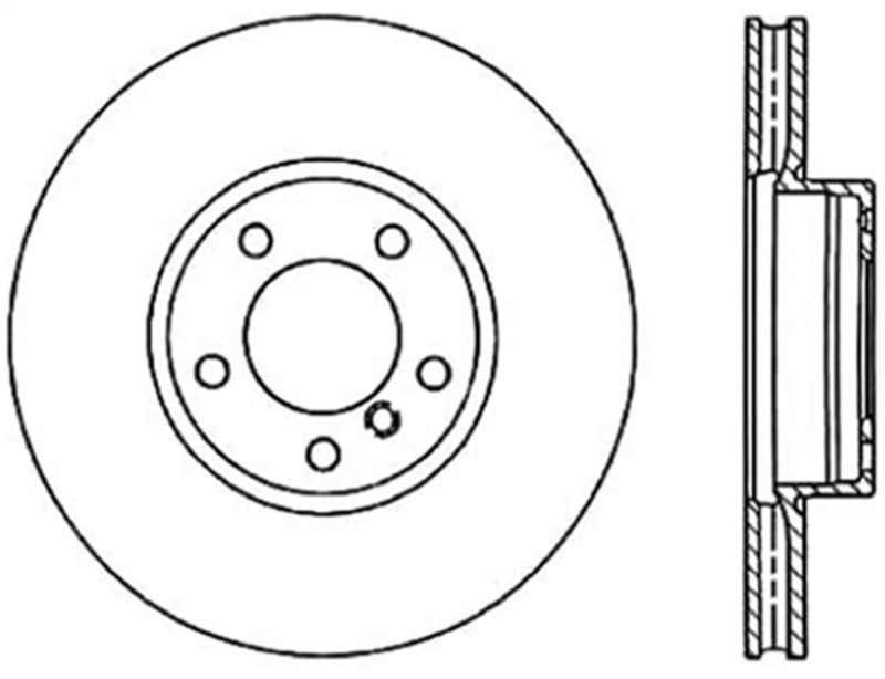 StopTech Slotted & Drilled Sport Brake Rotor - 127.33079R