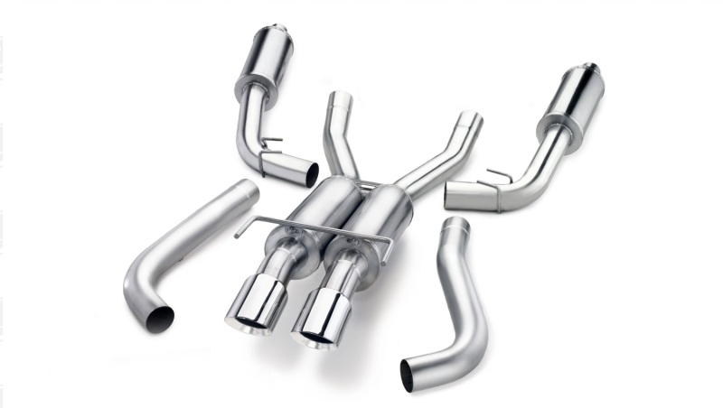 Corsa 96-02 Dodge Viper GTS 8.0L V10 Polished Sport Cat-Back Exhaust w/ 2.5in Inlet - 14122
