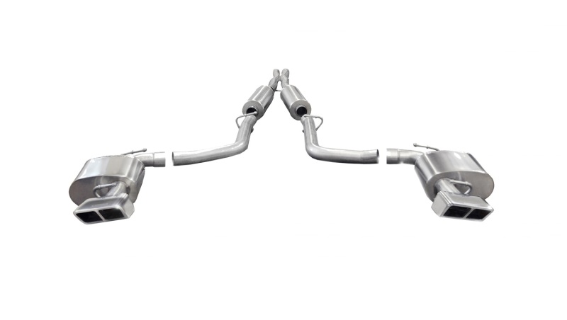 Corsa 11-13 Dodge Challenger SRT-8 6.4L V8 Manual Polished Xtreme Cat-Back Exhaust - 14424