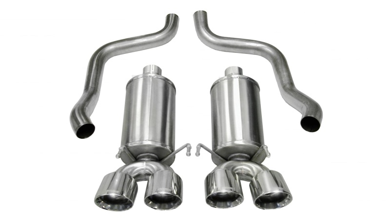 Corsa 05-08 Chevrolet Corvette C6 6.0L V8 Polished Xtreme Axle-Back Exhaust - 14469