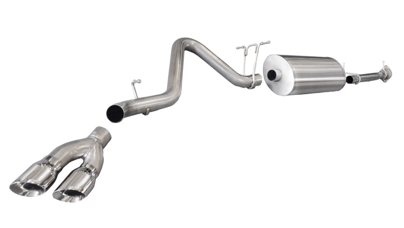 Corsa 11-12 Chevrolet Silverado Ext. Cab/Std. Bed 2500 6.0L V8 Polished Sport Cat-Back Exhaust - 14792