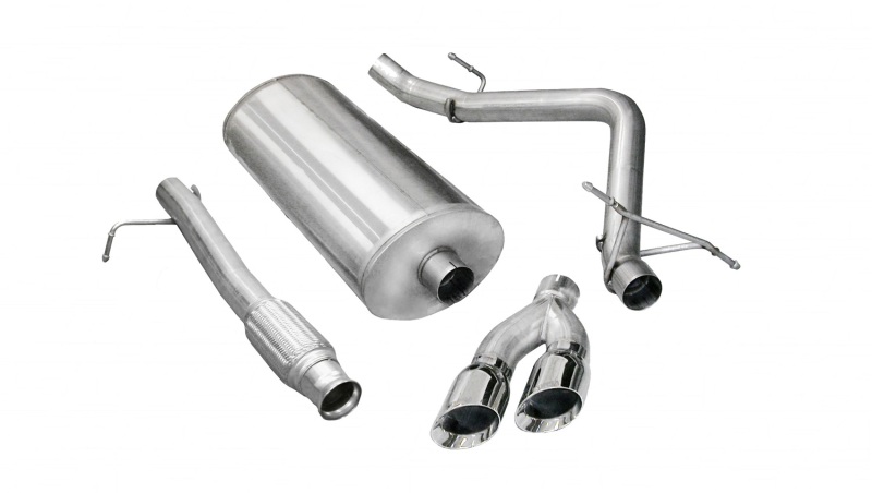 Corsa 09-13 Chevrolet Silverado Reg. Cab/Long Bed 1500 4.8L V8 Polished Sport Cat-Back Exhaust - 14900