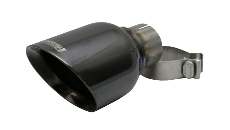 Corsa Single Universal 2.5in Inlet / 4.5in Outlet Black PVD Pro-Series Tip Kit - TK007BLK