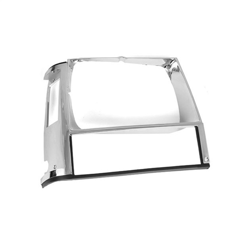 Omix RH Chrome Headlight Bezel 84-90 Cherokee (XJ) - 12419.12