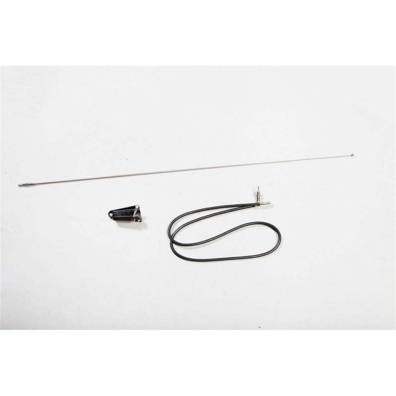 Omix Chrome Antenna Kit 76-95 Jeep CJ & Wrangler - 17214.01