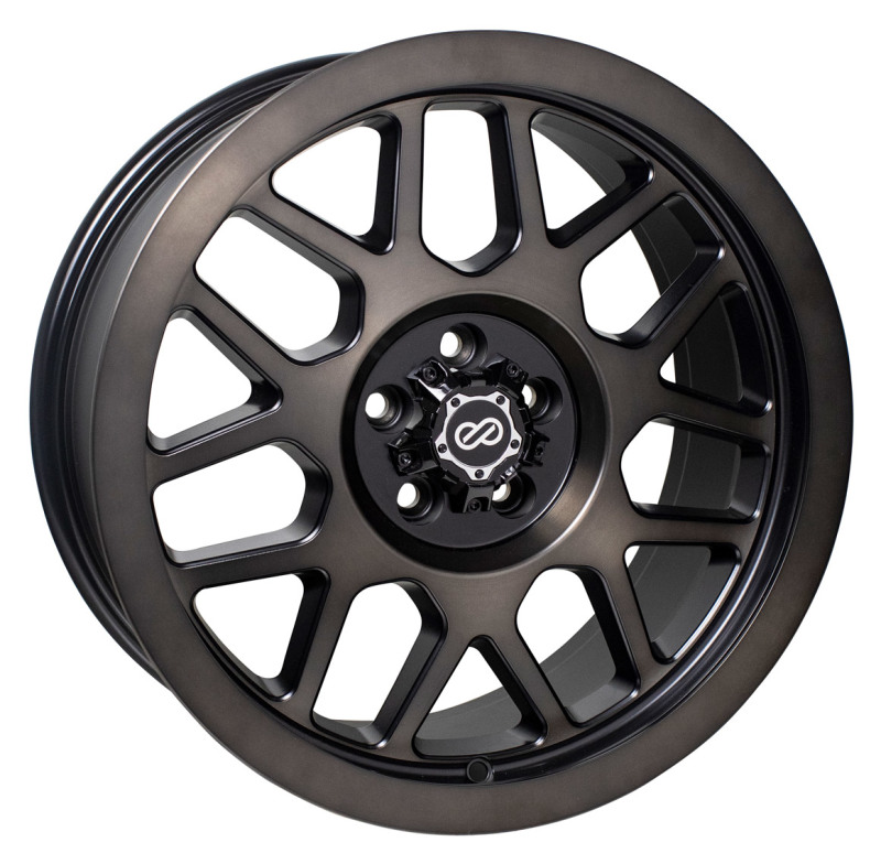 Enkei Matrix 17x8 5x100 30mm Offset 71.6mm Bore Brushed Black Wheel - 526-780-8030BB