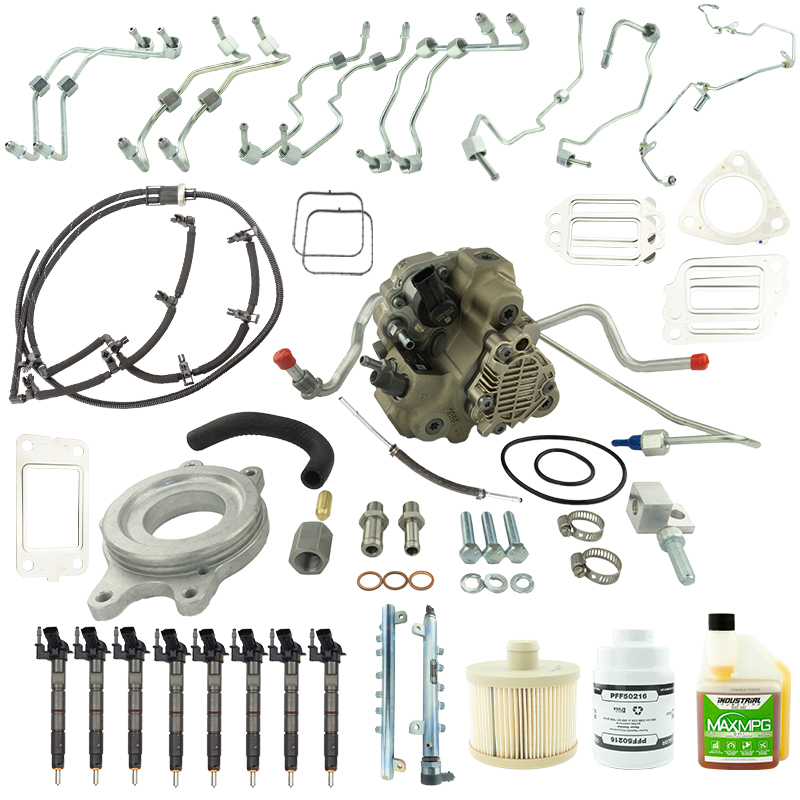 Industrial Injection 11-16 Duramax 6.6L LML Bosch Disaster Kit w/ Emissions Intact Conversion Kit - 4G6106