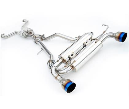 Invidia 14+ Infiniti Q50 Gemini w/ Rolled Titanium Tips Cat-Back Exhaust - HS14IQ5GID