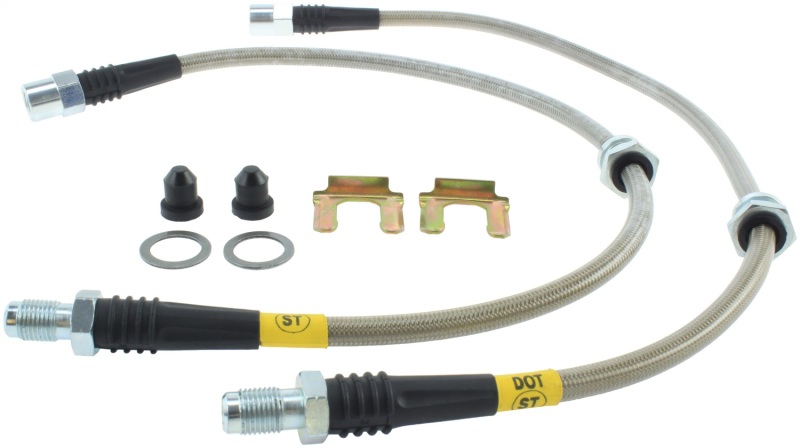 StopTech 08-13 BMW 335i xDrive Stainless Steel Front Brake Lines - 950.34023