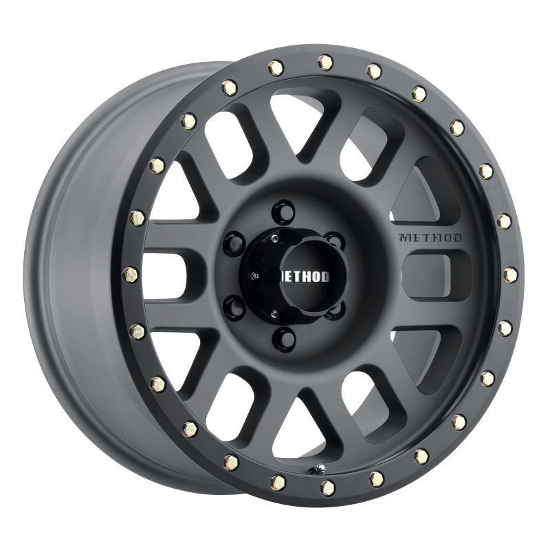 Method MR309 Grid 17x8.5 0mm Offset 6x5.5 108mm CB Titanium/Black Street Loc Wheel - MR30978560800