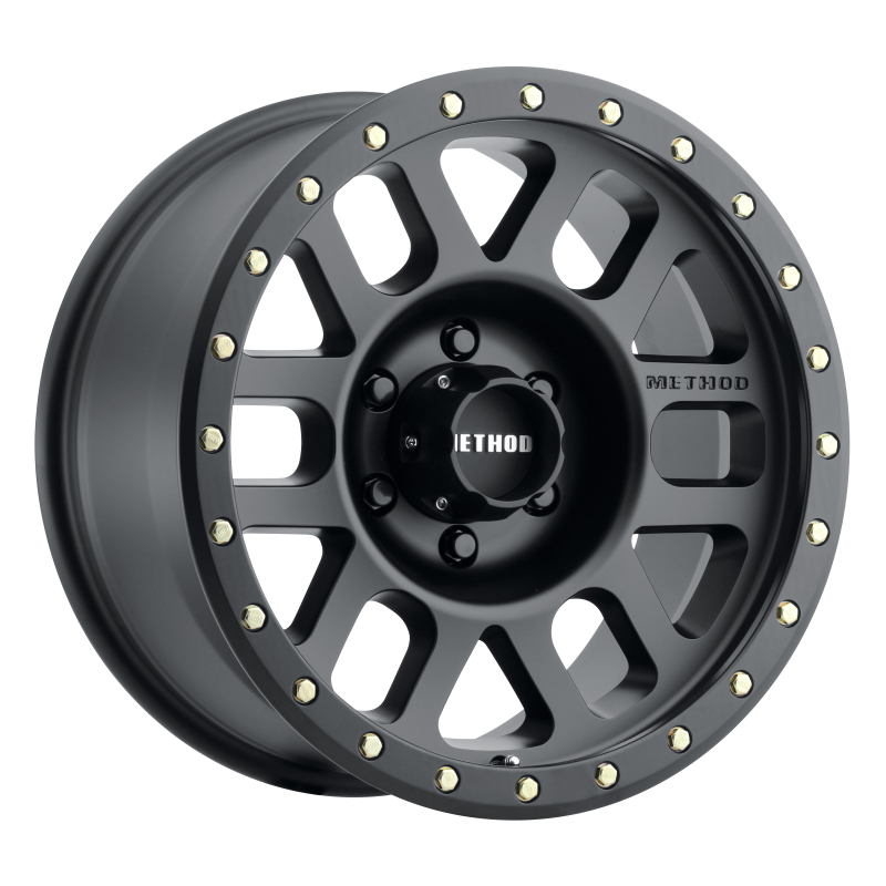 Method MR309 Grid 17x8.5 0mm Offset 6x120 83mm CB Matte Black Wheel - MR30978562500