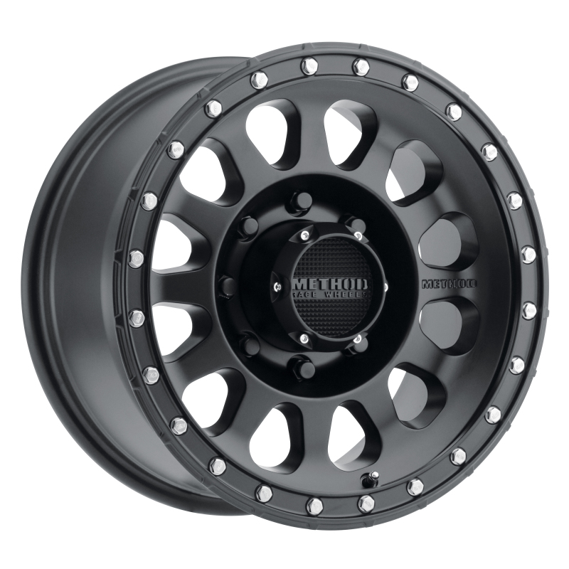 Method MR315 17x8.5 0mm Offset 8x6.5 130.81mm CB Matte Black Wheel - MR31578580500