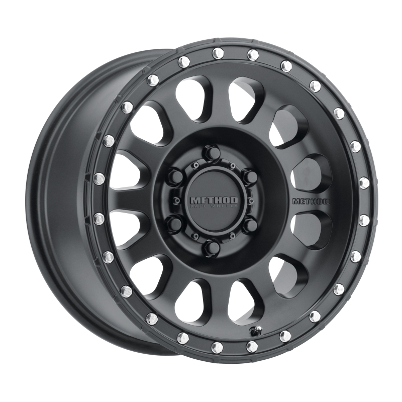 Method MR315 17x8.5 0mm Offset 6x5.5 106.25mm CB Matte Black Wheel - MR31578560500