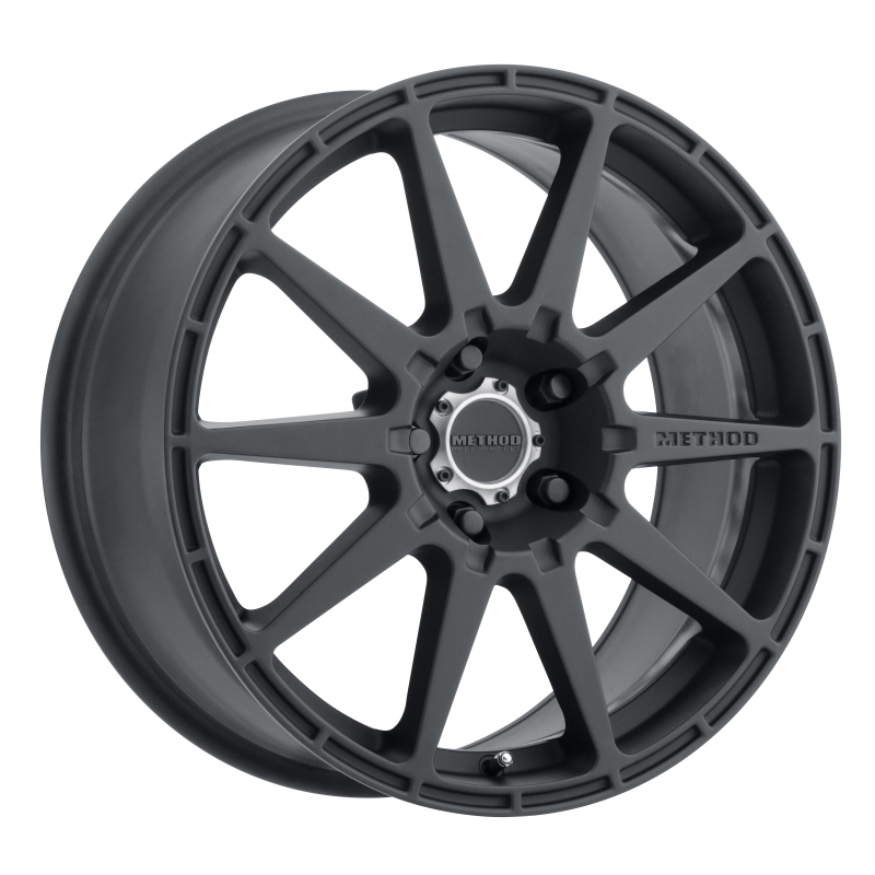 Method MR501 RALLY 17x8 +42mm Offset 5x100 67.1mm CB Matte Black Wheel - MR50178051542