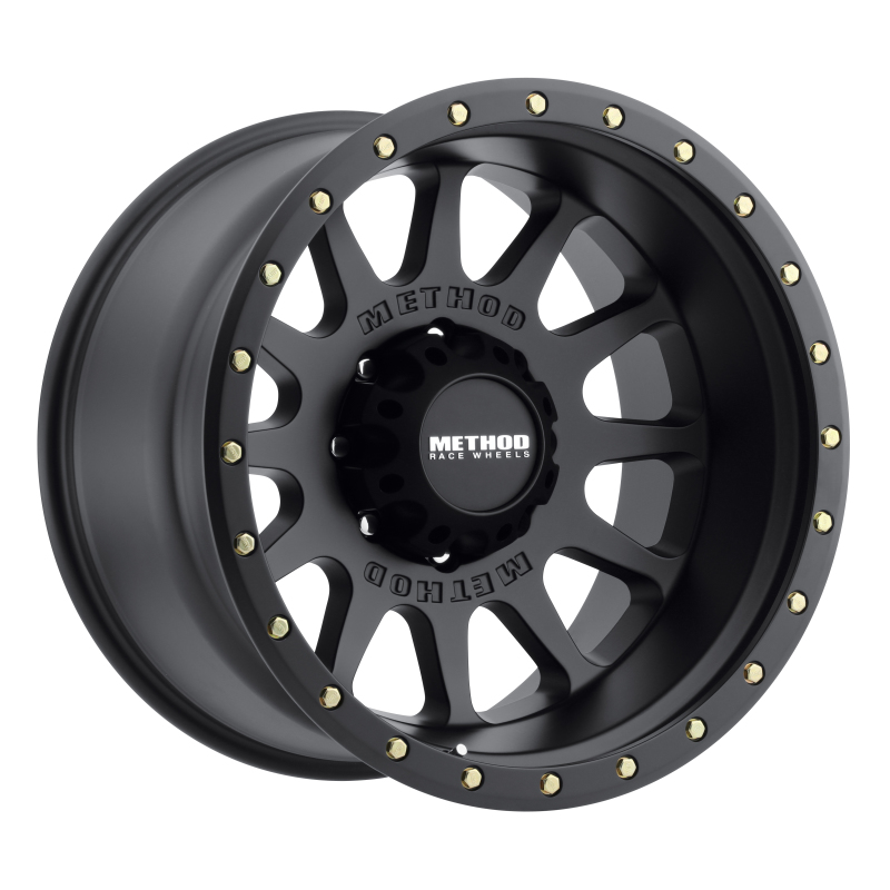 Method MR605 NV 20x10 -24mm Offset 8x170 124.9mm CB Matte Black Wheel - MR60521087524N