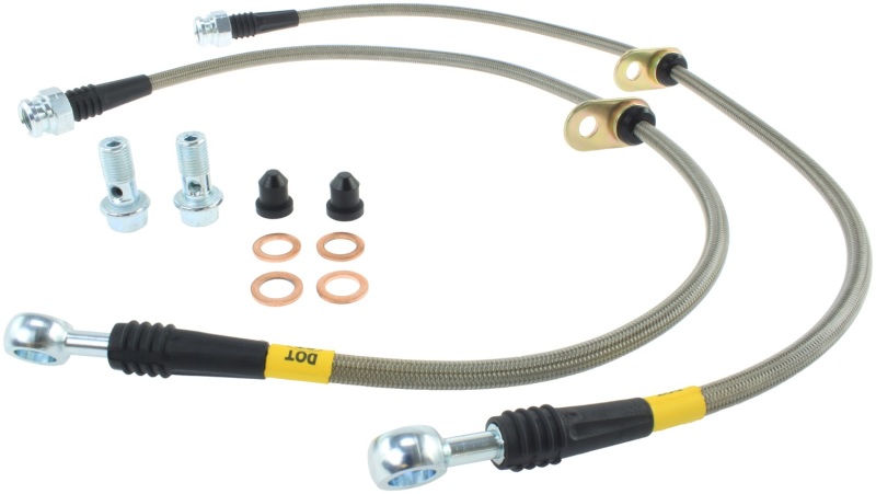 StopTech 06+ Civic Si Stainless Steel Front Brake Lines - 950.40011
