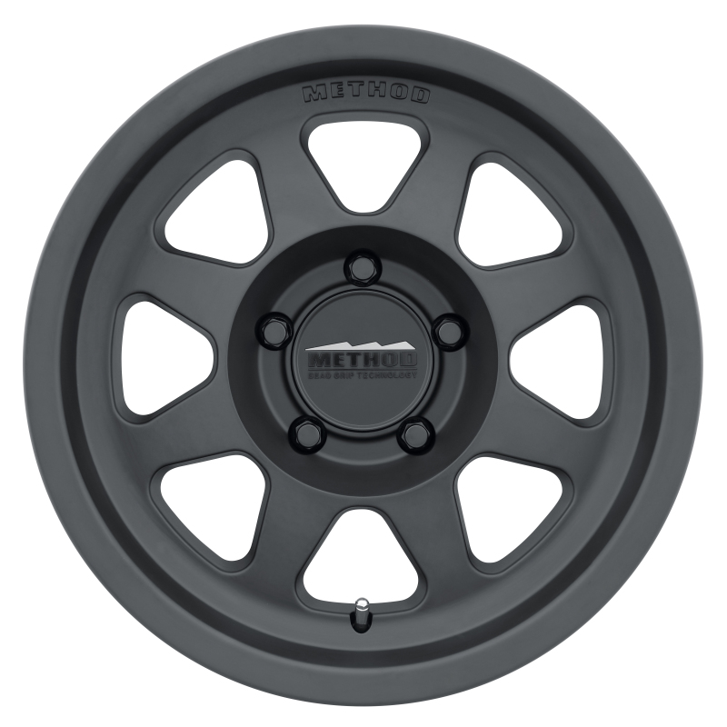 Method MR701 17x7.5 +50mm Offset 5x160 65mm CB Matte Black Wheel - MR70177556550