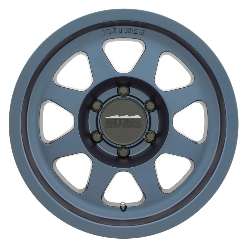 Method MR701 17x8.5 0mm Offset 6x135 87mm CB Bahia Blue Wheel - MR70178516600