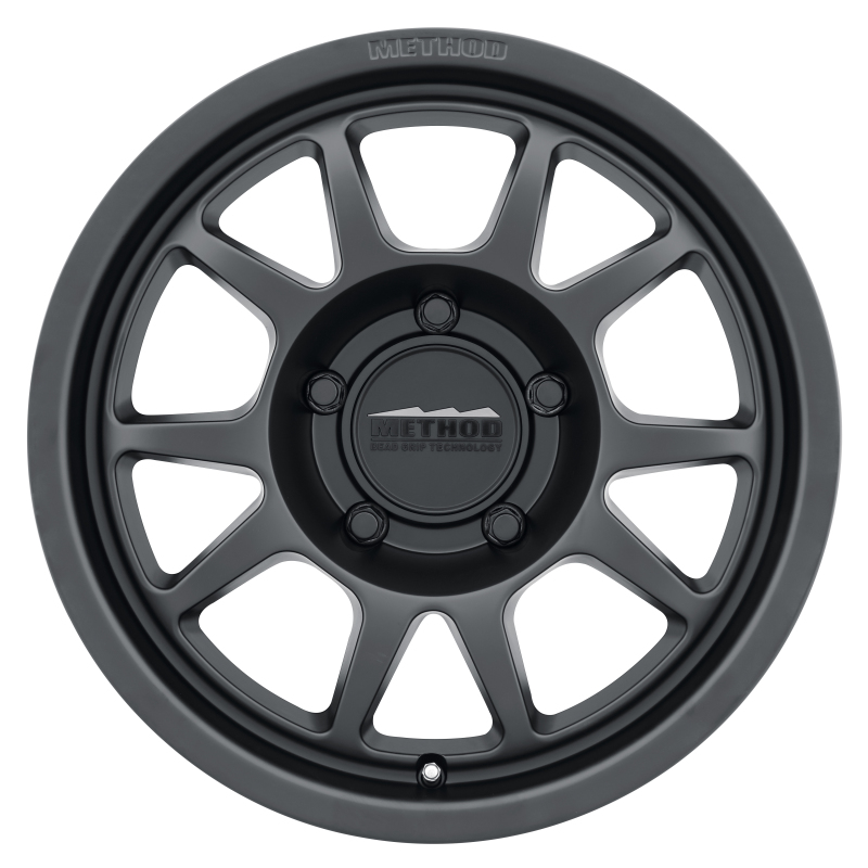 Method MR702 17x8.5 0mm Offset 5x5 71.5mm CB Matte Black Wheel - MR70278550500