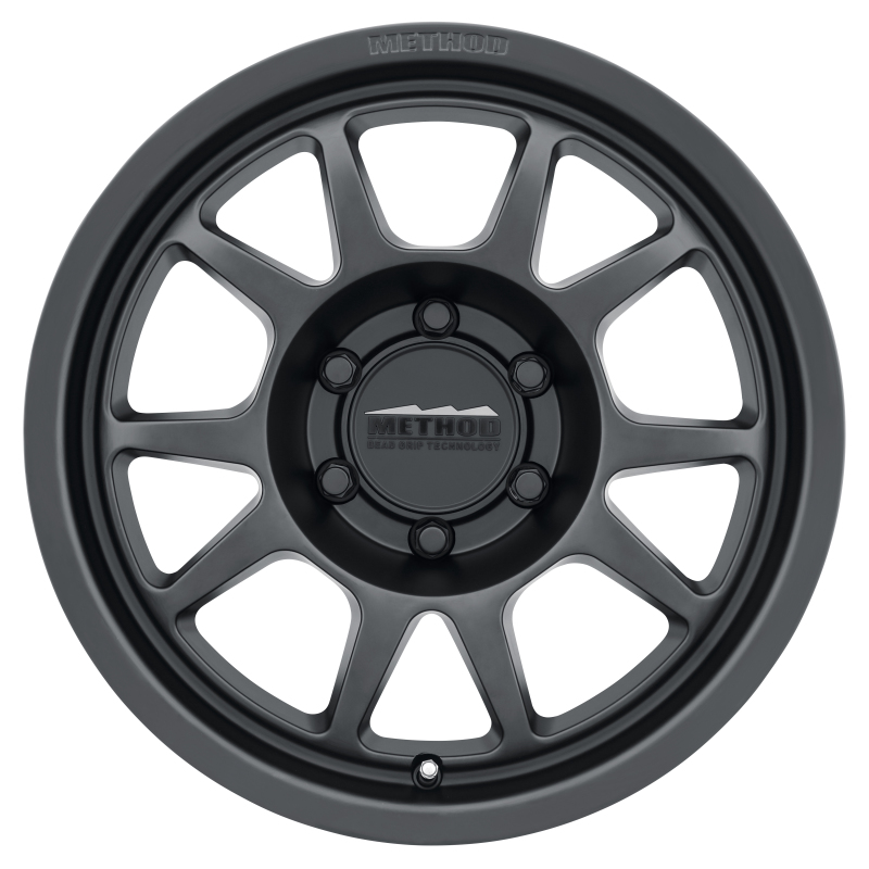 Method MR702 17x8.5 0mm Offset 6x135 87mm CB Matte Black Wheel - MR70278516500