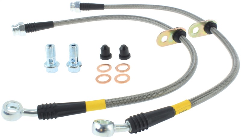 StopTech 02-06 Acura RSX / 04-09 TSX / 03-07 Accord / 09 Accord Coupe & Sedan Rear SS Brake Lines - 950.40502