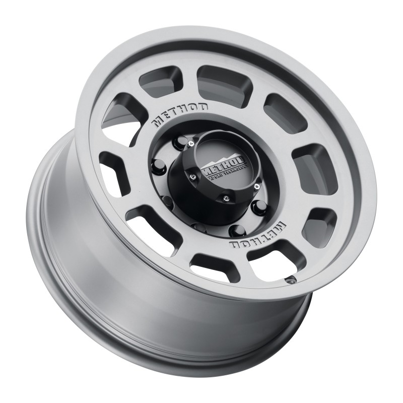 Method MR705 17x8.5 0mm Offset 8x170 130.81mm CB Titanium Wheel - MR70578587800