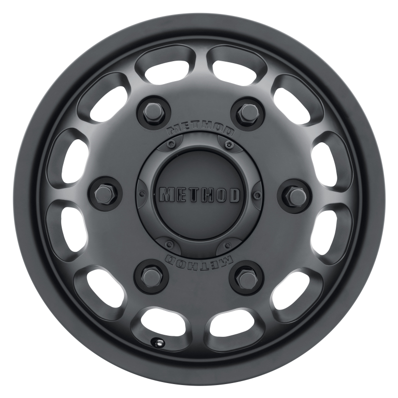 Method MR901 - FRONT 16x5.5 +117mm Offset 6x205 161.04mm CB Matte Black Wheel - MR901655925117