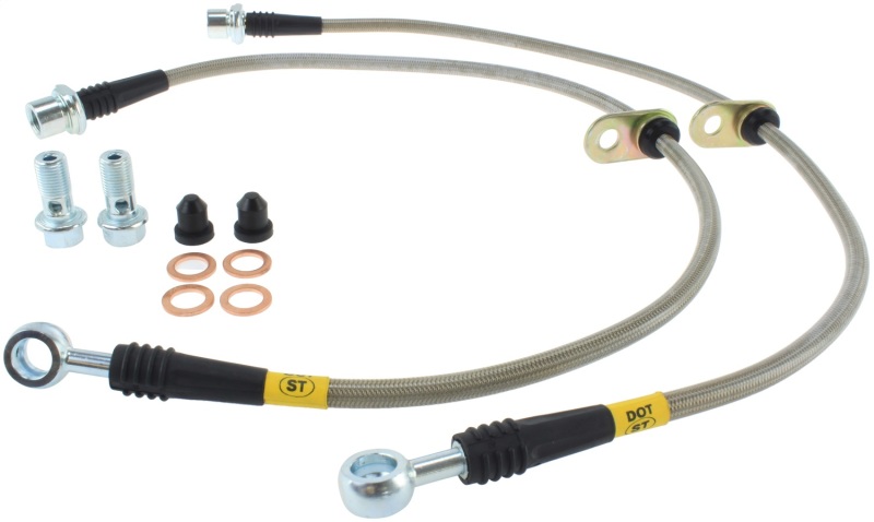 StopTech 00-05 Celica GT & GT-S/05-08 Scion tC Front Stainless Steel Brake Lines - 950.44005