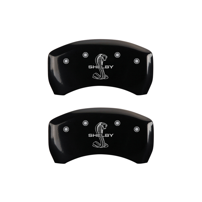 MGP 4 Caliper Covers Engraved Front & Rear MGP Yellow Finish Black Characters 2011 Ford F-150 - 10213SMGPYL
