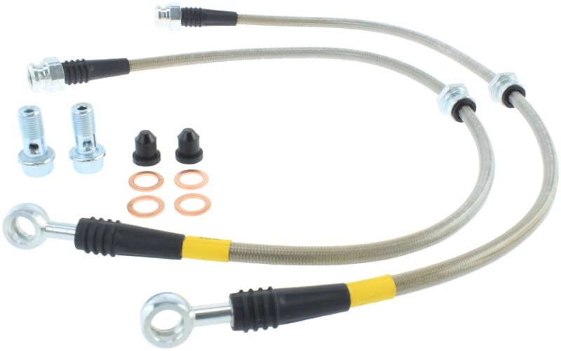 StopTech 06-12 Mitsubishi Eclipse Stainless Steel Front Brake Lines - 950.46006