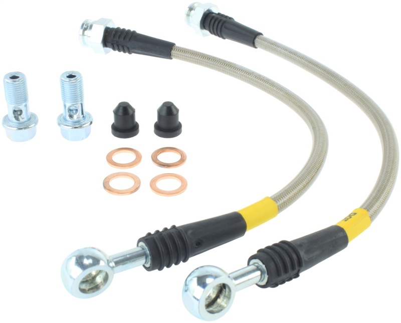 StopTech 02-06 Avalanche 1500 / 00-06 Yukon Denali 2WD Stainless Steel Rear Brake Lines - 950.66500