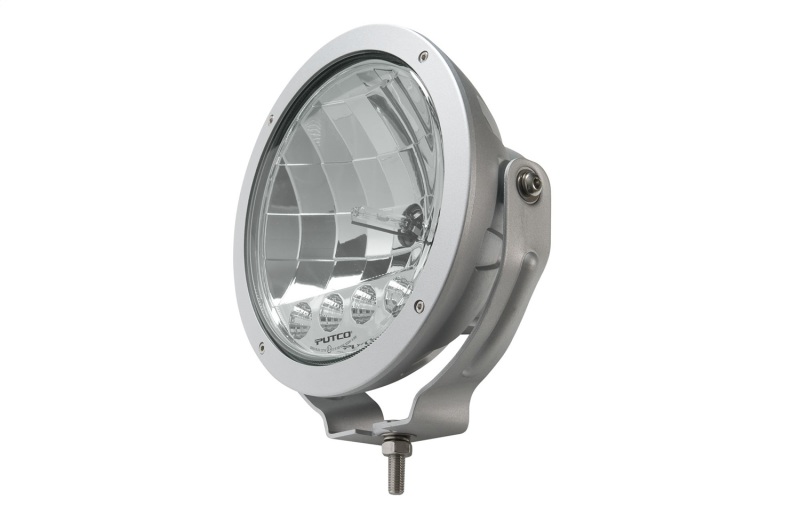 Putco HID Lamp w/4 LED DayTime Running Lights - 9in Silver Housing w/ Clear Lens HID Off Road Lamps - 231910