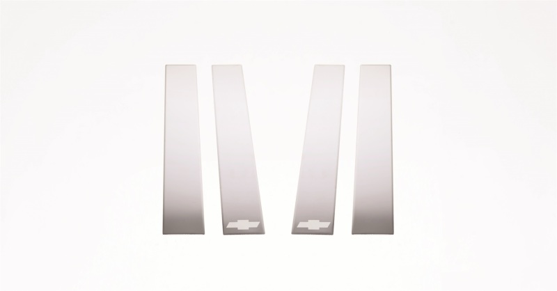 Putco 14-14 Chevrolet Silverado HD - (Crew Cab) - 4pcs Stainless Steel Pillar Posts Classic - 402607