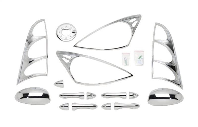 Putco 00-04 Ford Focus (4 Door) DH/MC/TL/HL/FTC Chrome Trim Accessory Kits - 405070