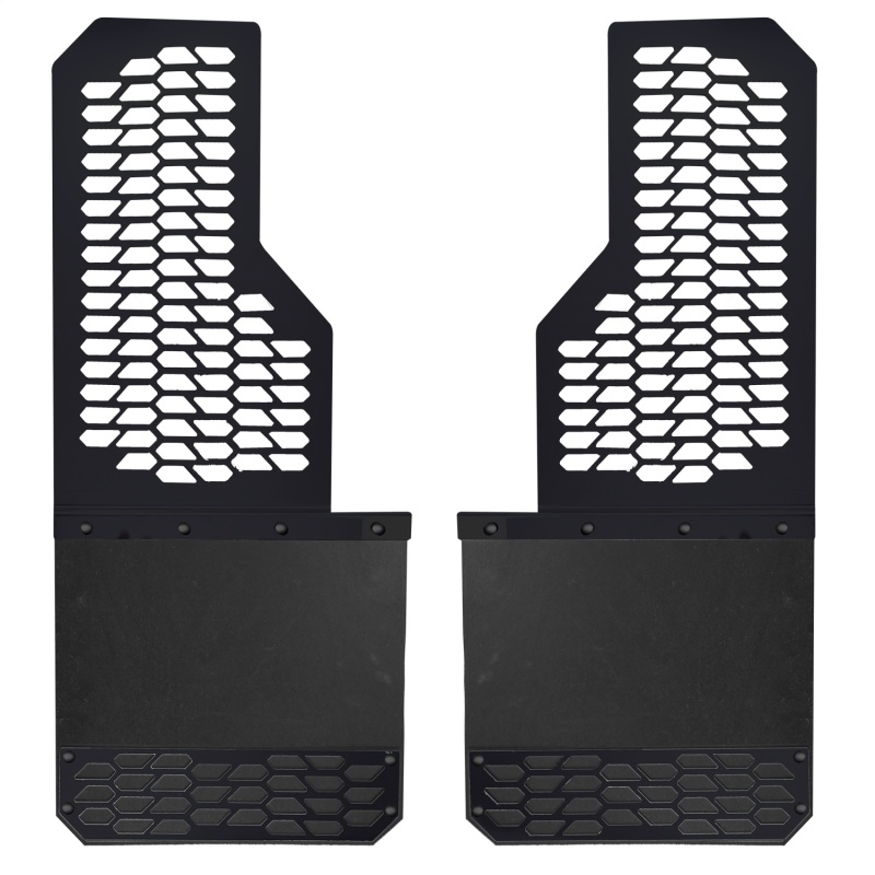 Putco 17-20 Ford SuperDuty - Set of 2 (Excl Dually Rear) Mud Skins - HDPE w/ Hex Shield - 78230