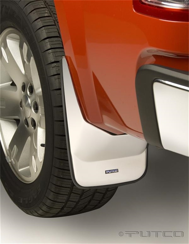 Putco 07-13 GMC Sierra w/o Factory Flares (Rear) Form Fitted Mud Skins - 79692
