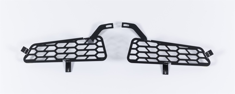 Putco 18-20 Ford F-150 Raptor - Hex Shield - Black Powder Coated Bumper Grille Inserts - 83168