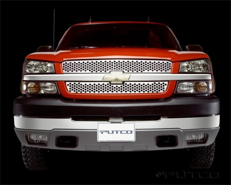 Putco 02-06 Chevrolet Avalanche (Does not Fit Vehicles Equipped w/ Body Cladding) Punch SS Grilles - 84137
