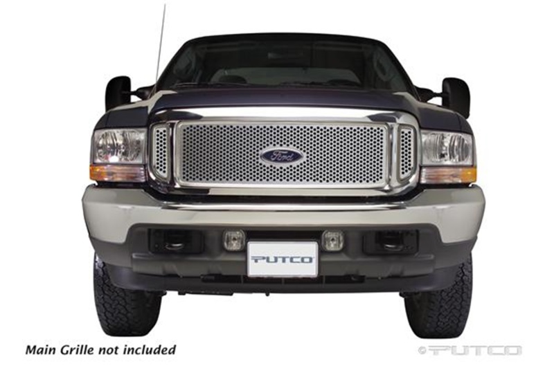 Putco 99-04 Ford SuperDuty - Side Vents Only Punch Stainless Steel Grilles - 85105