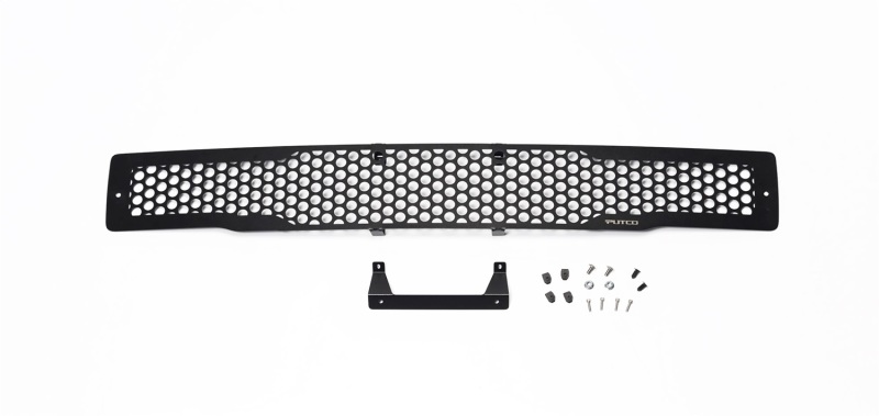 Putco 15-17 Ford F-150 - Stainless Steel Black Punch Design Bumper Grille Inserts - 88160