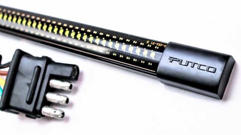 Putco 60in Red Blade LED Tailgate Light Bar for Ford Turcks w/ Blis and Trailer Detection - 92010-60