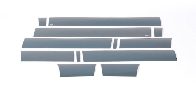 Putco 09-14 Ford F-150 Super Crew 6.5 (w/ Flares) - 7in Wide (12pcs) Black Platinum Rocker Panels - 9751425BP