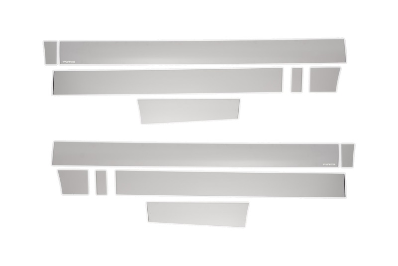 Putco 15-20 Ford F-150 Super Cab 8ft Long Box (4.25in Tall - 12pcs) Stainless Steel Rocker Panels - 9751443
